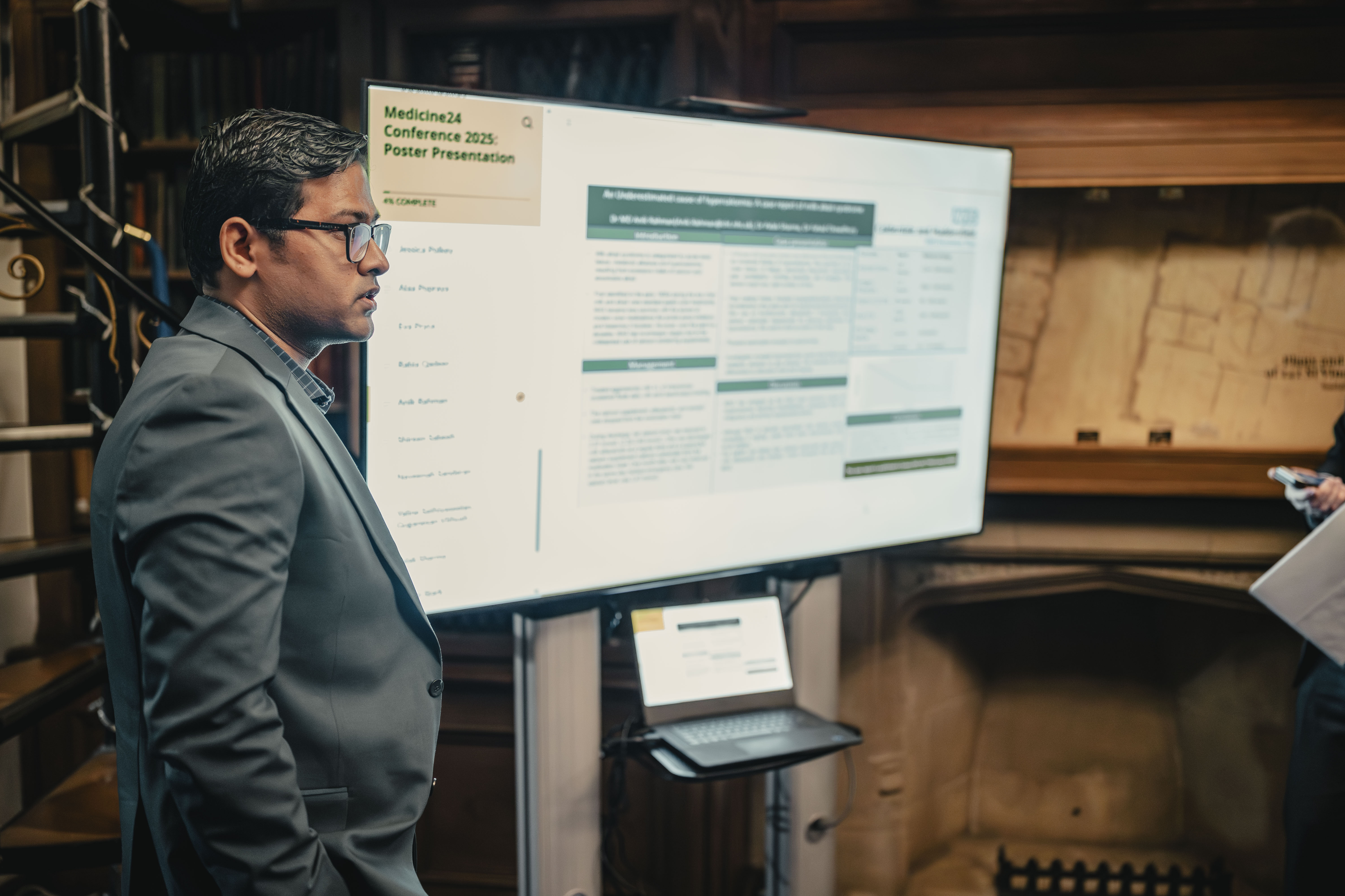 A poster competition presentation